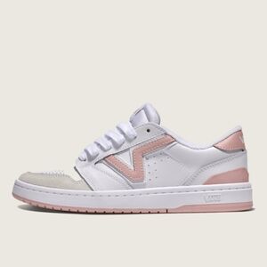 Vans Women's Lowland 2.0 Sneakers - White and Pink | Sz 9.5 | NWOT